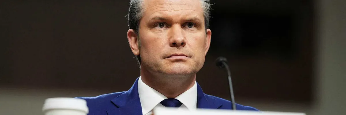 ‘You’re a war criminal!’ Pete Hegseth interrupted by protester in Pentagon hearing