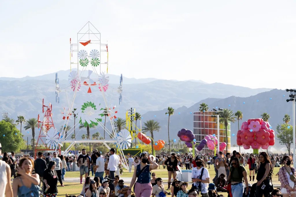 Atmosphere of Day 1 of Coachella Valley Music and Arts Festival.