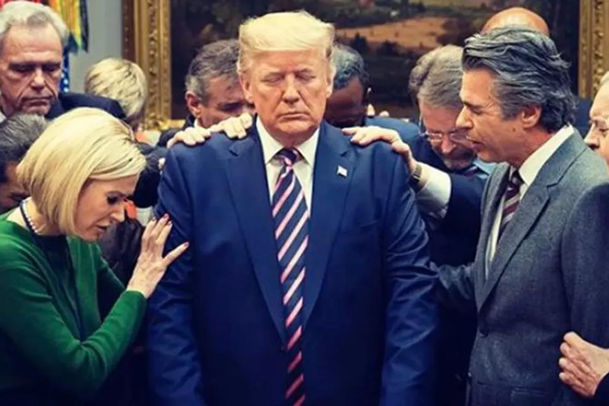 Trump claims Jesus led him to this horrifically racist plot