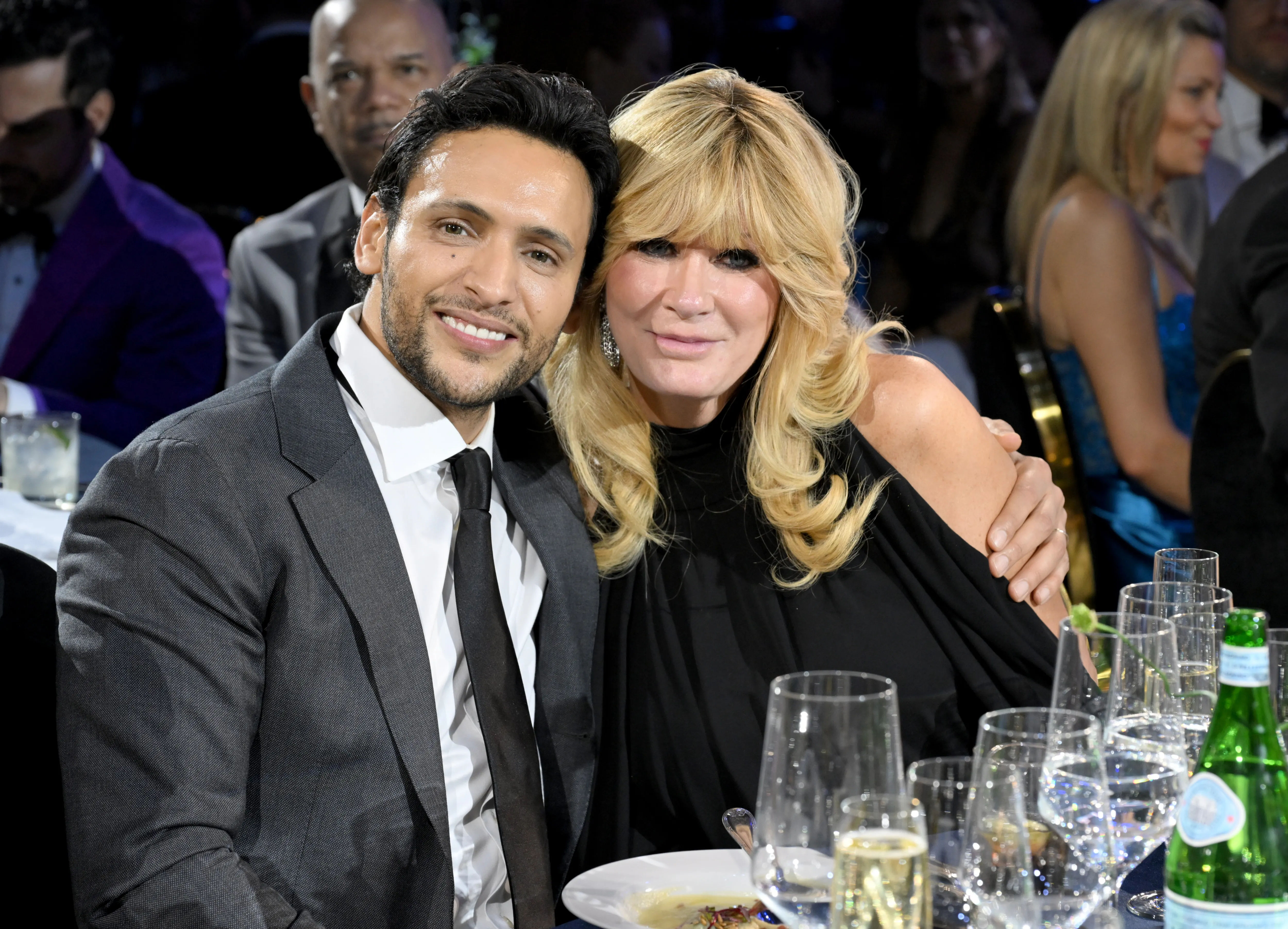 Ben Youcef and Sandra Lee attending the Elton John AIDS Foundation's 32nd Annual Academy Awards Viewing Party.