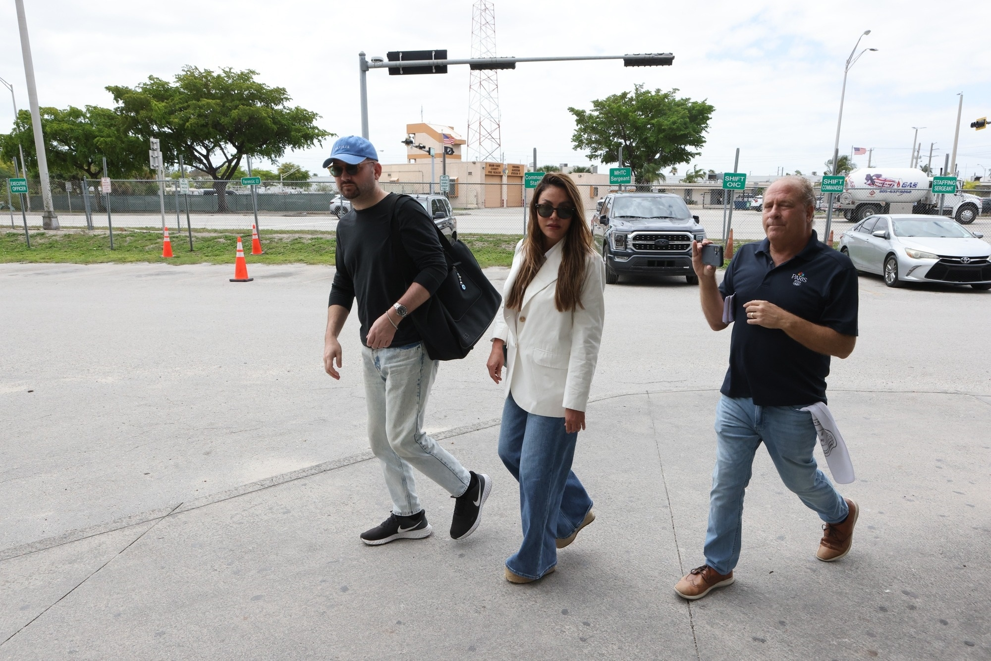 Adriana de Moura at Miami jail on April 15