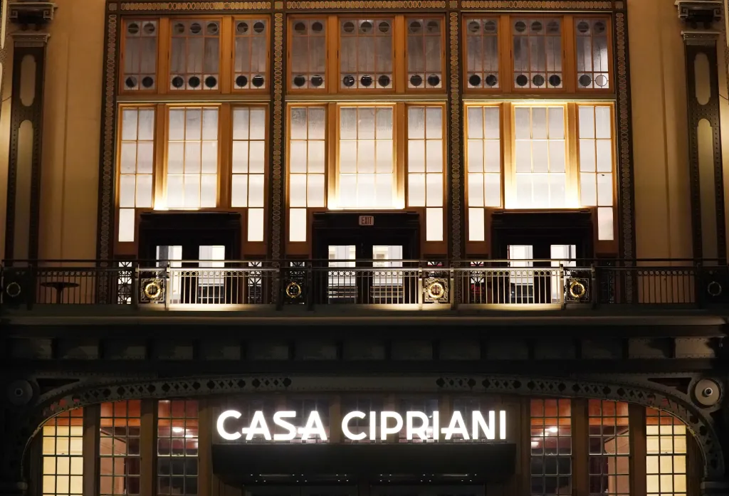 A general view of Casa Cipriani New York.