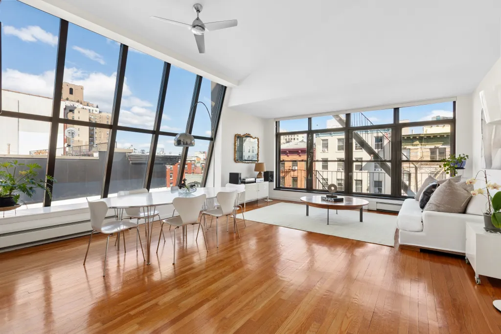 There is plenty of space for entertaining in this East Village loft