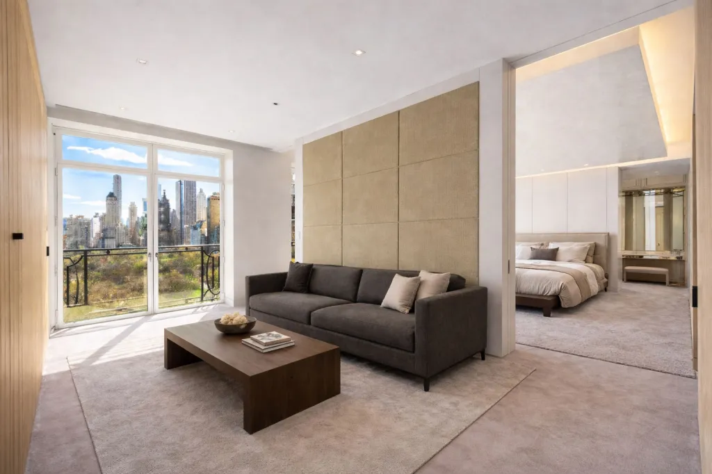 The space lends itself to indoor/outdoor living.