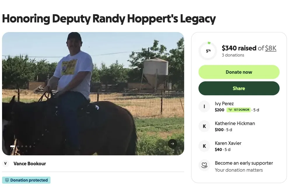 Screenshot of a GoFundMe page titled 
