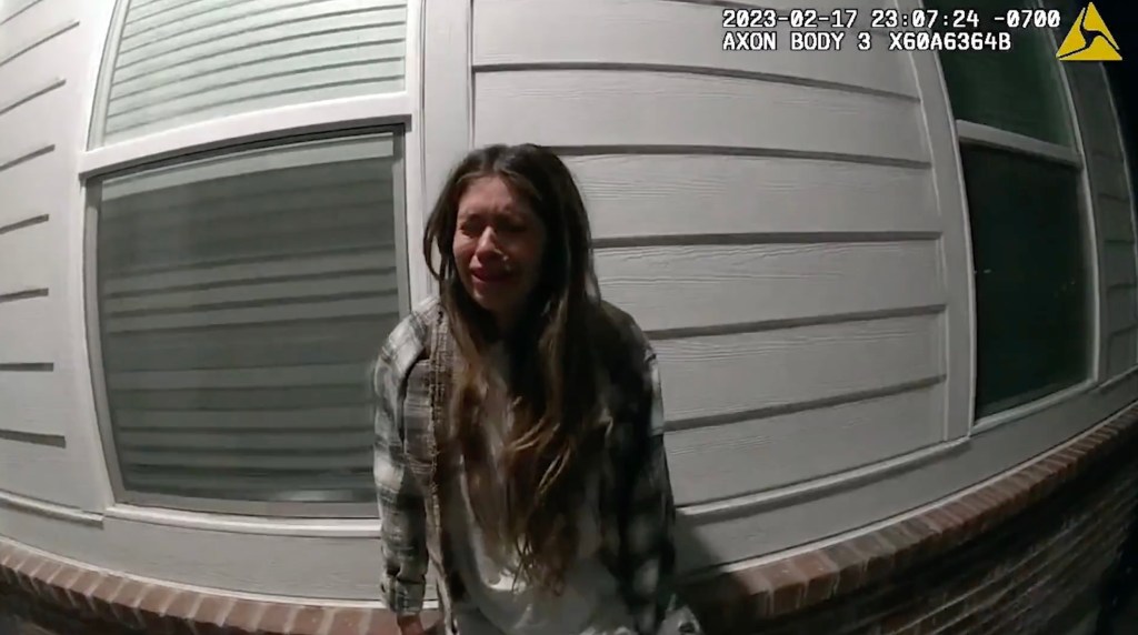 TikTok influencer Taylor Frankie Paul is shown during her arrest.