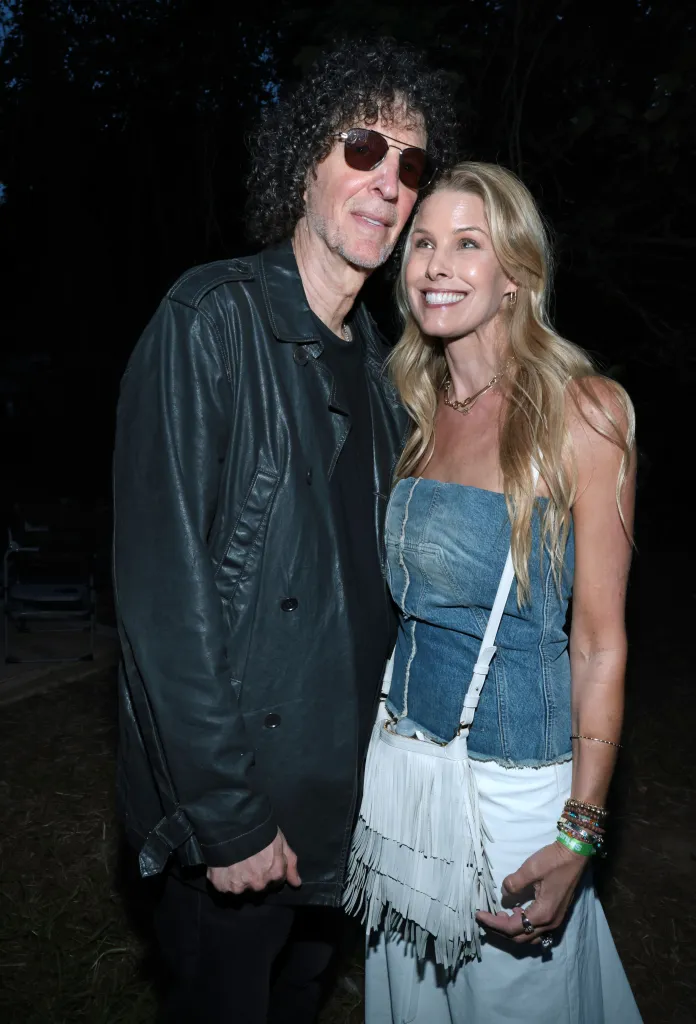 Howard Stern and Beth Stern at a SiriusXM event.