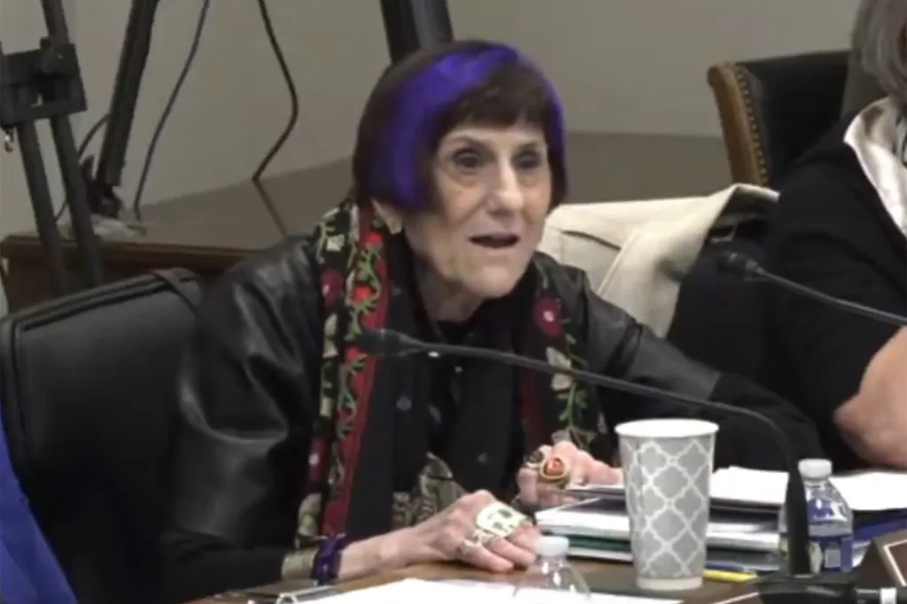 DeLauro, the purple-haired ranking member of the House Appropriations Committee, argued Zeldin’s budget proposal “reads like a climate change denier’s manifesto” as she asked the EPA chief to “justify abandoning [the EPA’s] duty to protect Americans” from climate change. 