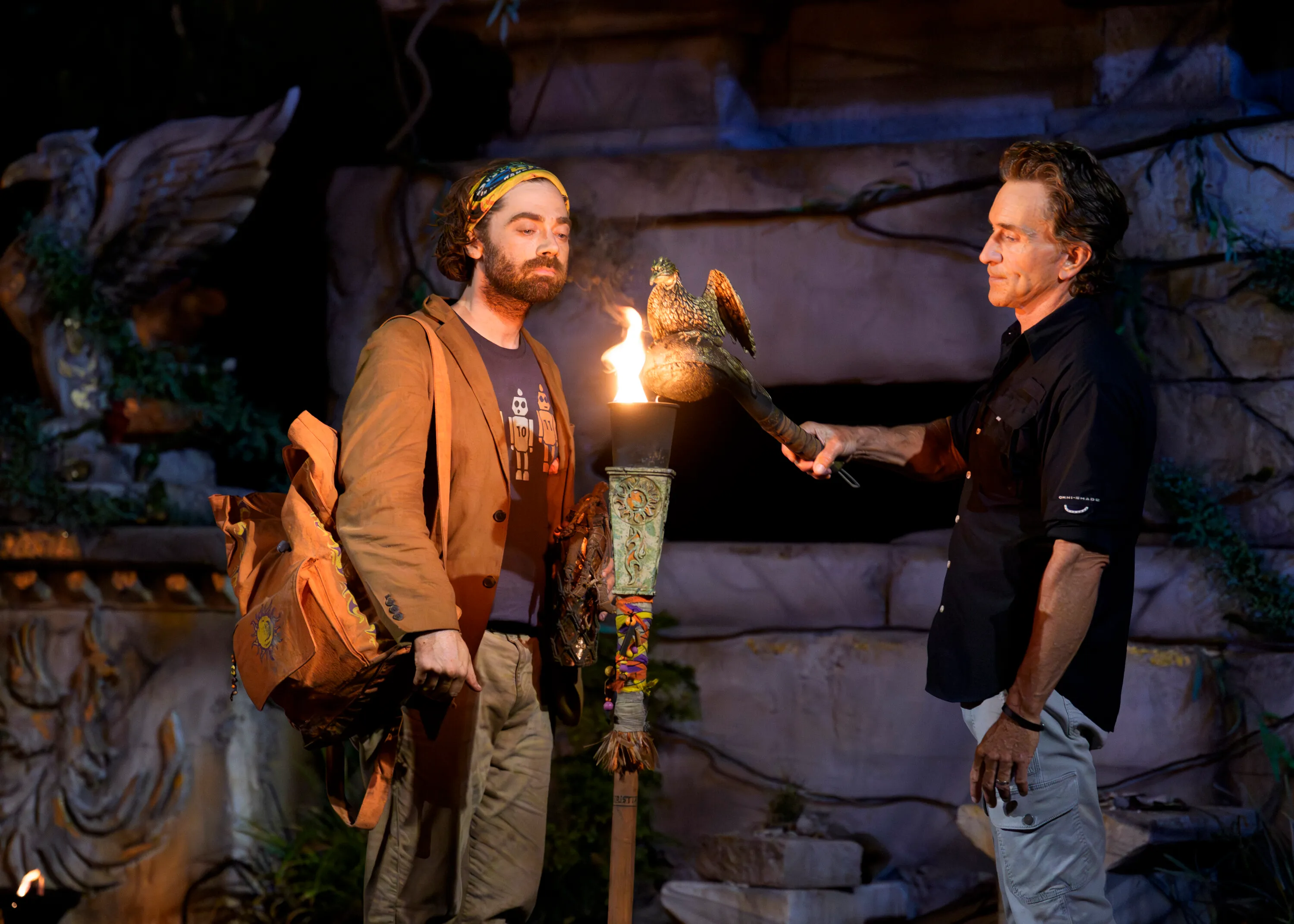 Christian Hubicki and Jeff Probst on "Survivor 50"