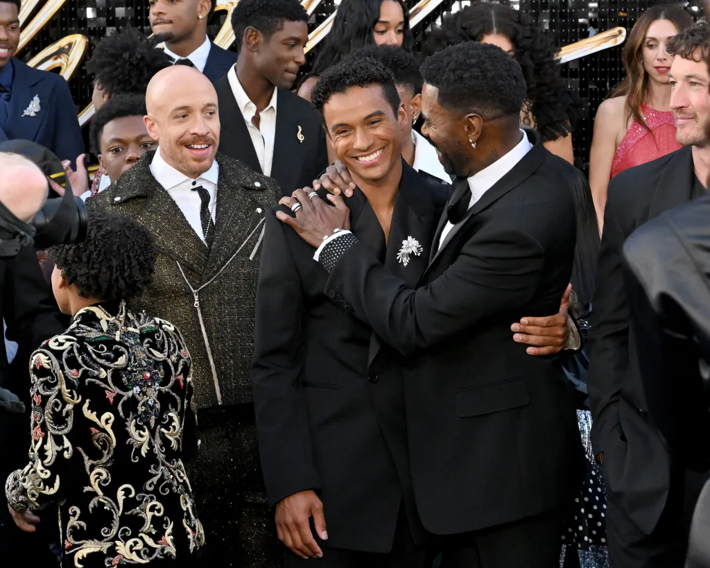 Jaafar Jackson and Colman Domingo at the Premiere of Lionsgate's 