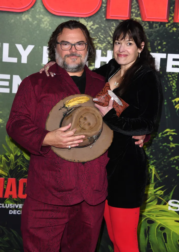 Jack Black and Tanya Haden at the Los Angeles Premiere of Columbia Pictures' 