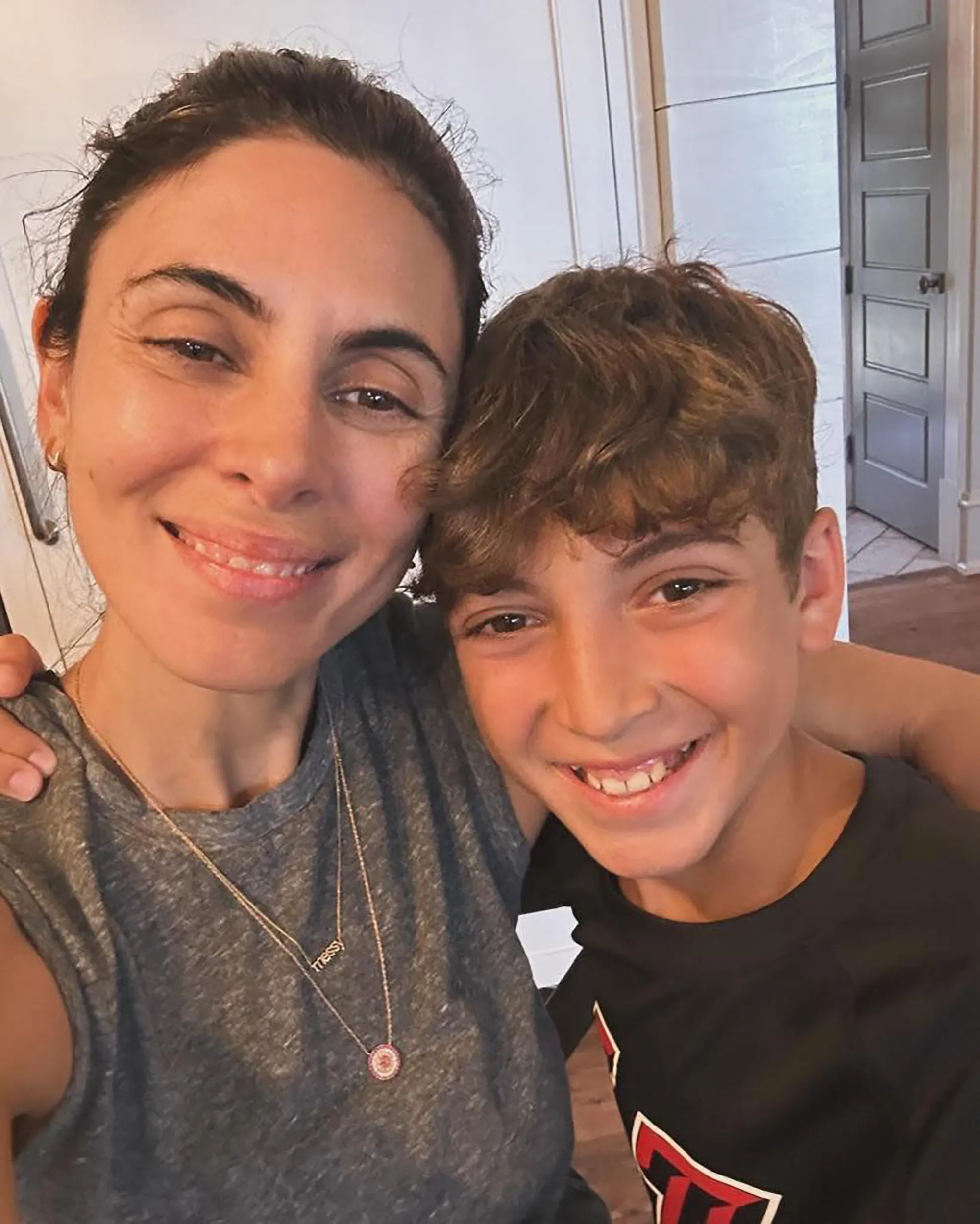 Jamie-Lynn Sigler with her son, Beau
