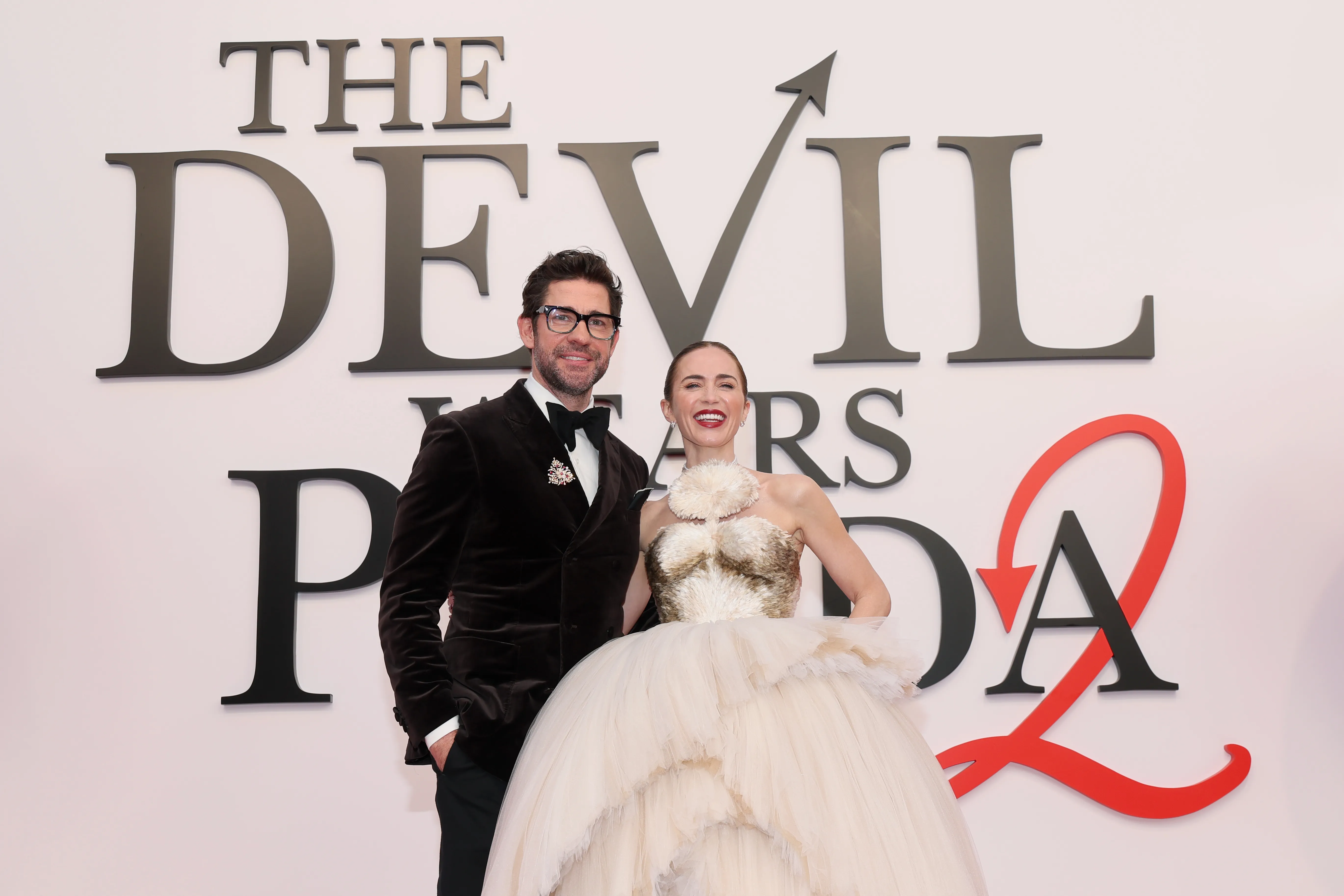 John Krasinski and Emily Blunt in "The Devil Wears Prada 2"