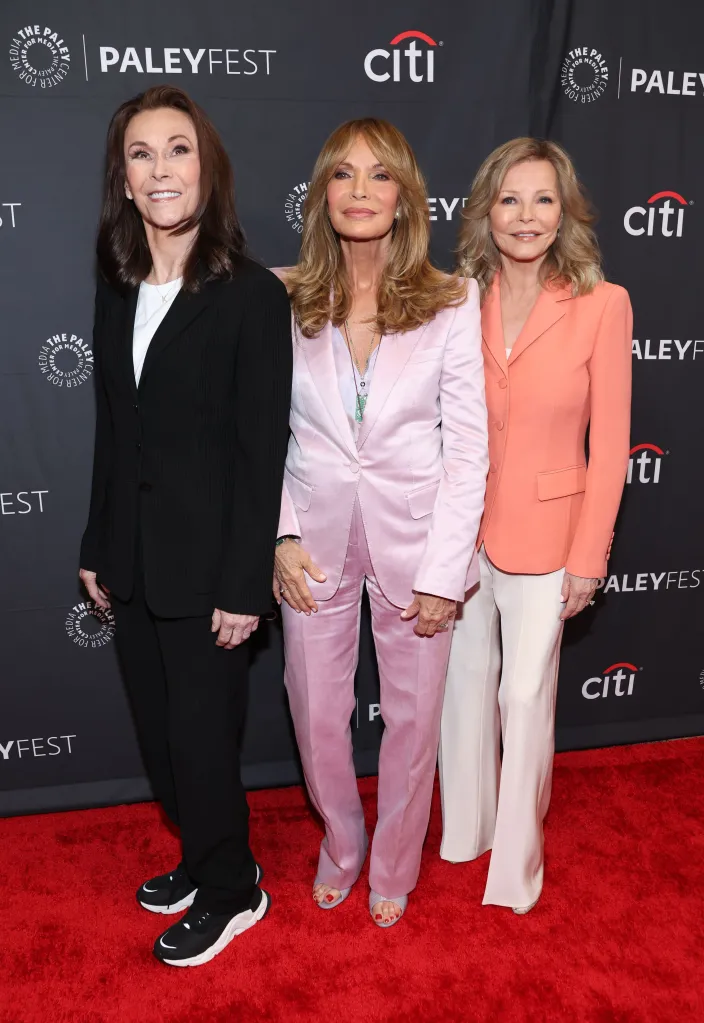 Kate Jackson, Jaclyn Smith, and Cheryl Ladd at the 