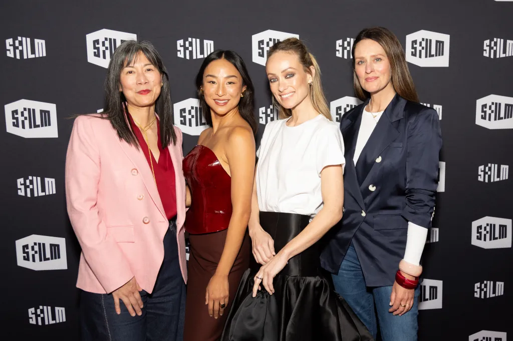 Anne Lai, Greta Lee, Olivia Wilde and Jessie Fairbanks at the SFFILM Festival Opening Night.