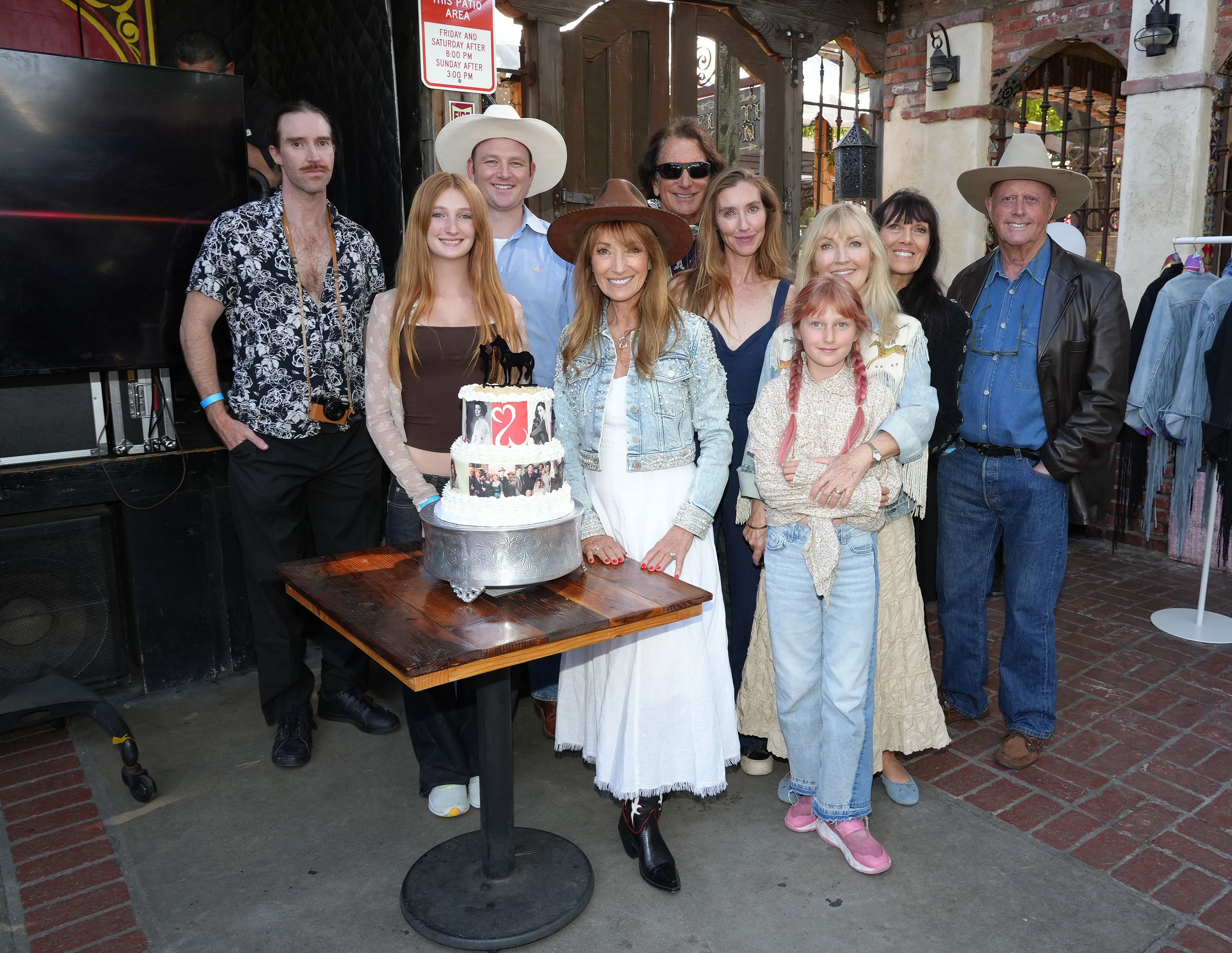 Jane Seymour celebrated her 75th birthday with her former "Dr. Quinn, Medicine Woman" co-stars.