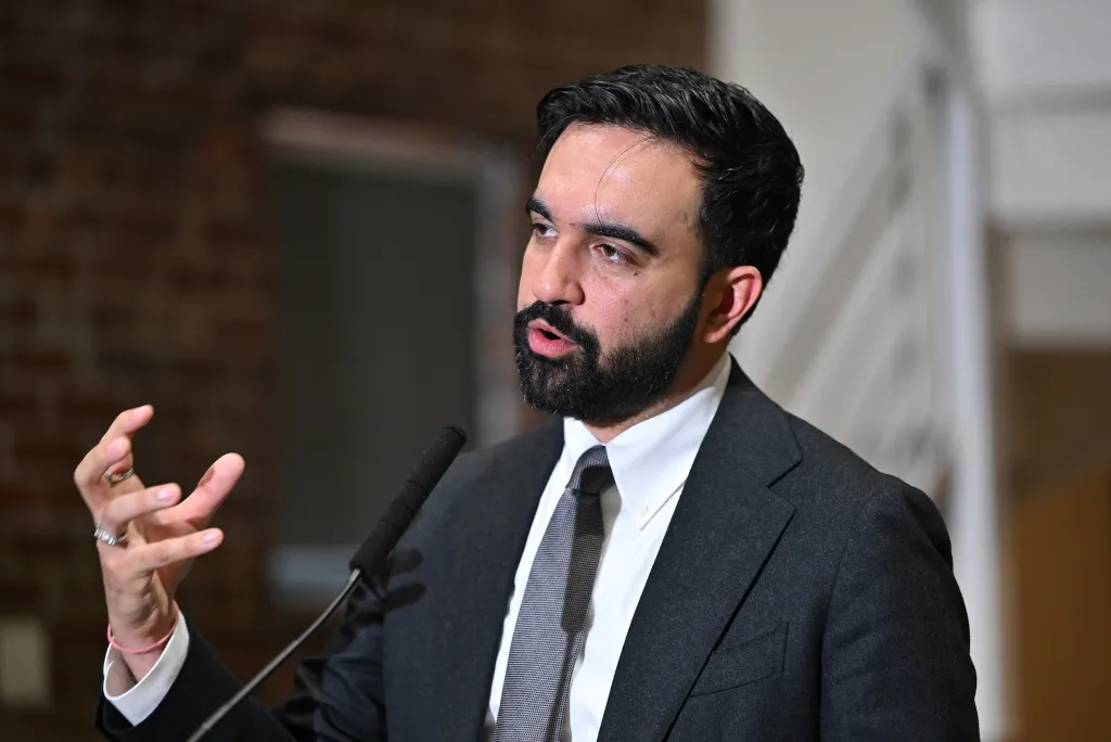 New York’s luxury housing market could be at risk if second-home taxes mirror policies that reshaped London. Mayor Zohran Mamdani is pictured.