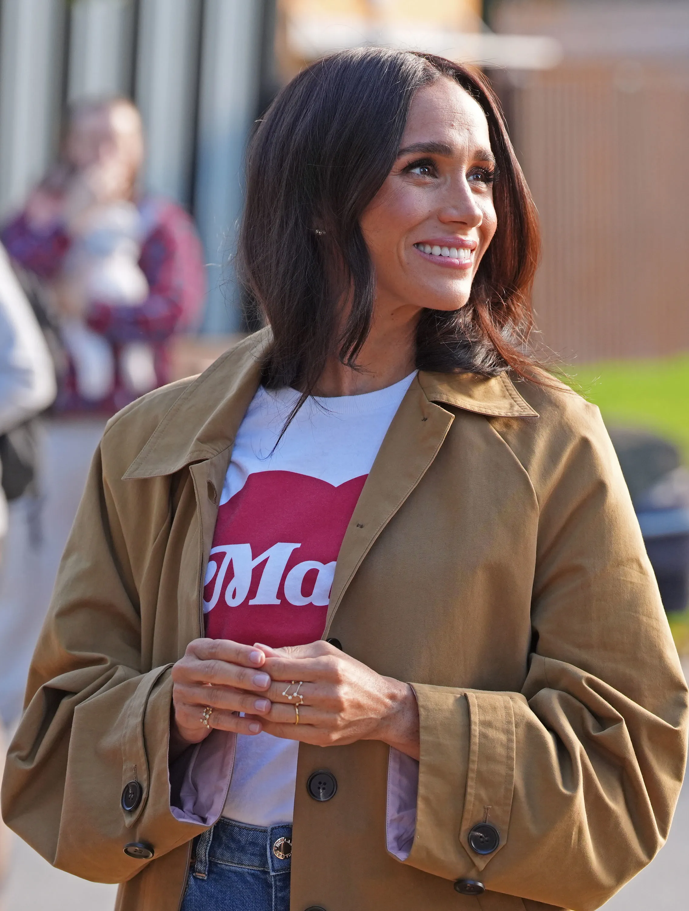 Meghan Markle during her tour of Australia on April 16