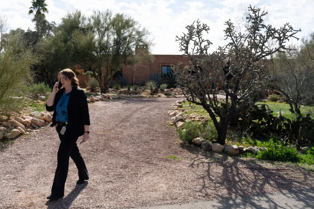Nancy Guthrie's house in Tucson, Arizona.