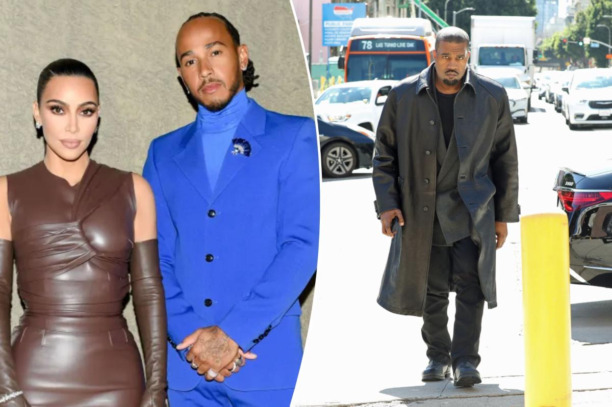 What Kanye thinks about Lewis Hamilton and Kim Kardashian’s romance — and why he really ‘hated’ Pete Davidson: source