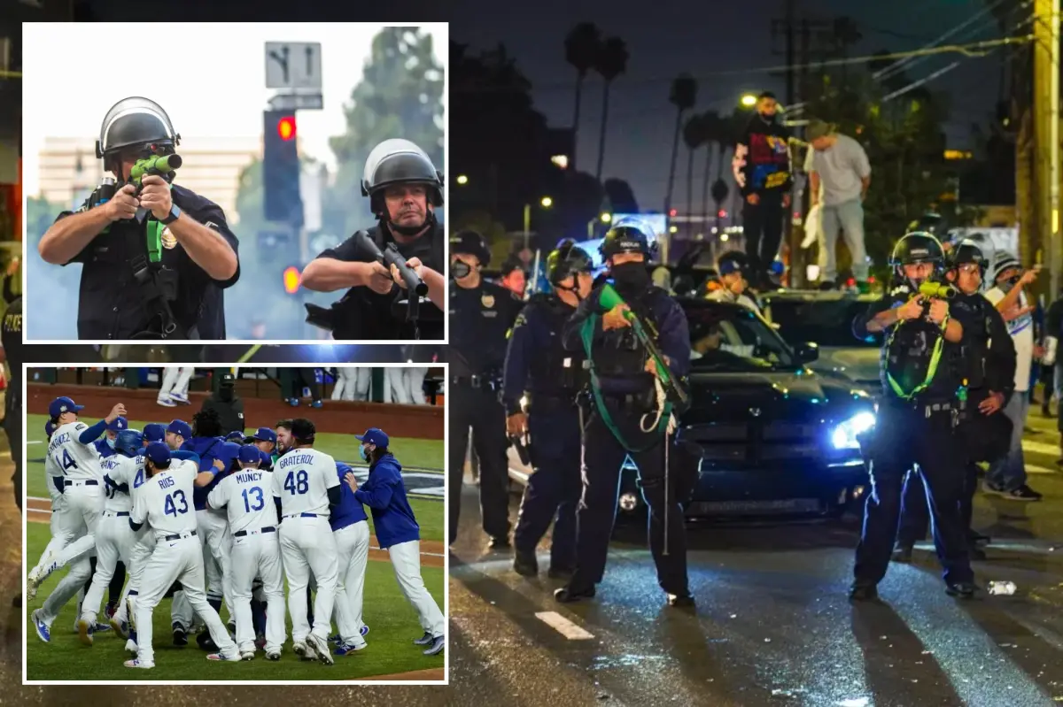 LA must pay $11.8M to man blinded by police projectile during Dodgers celebration