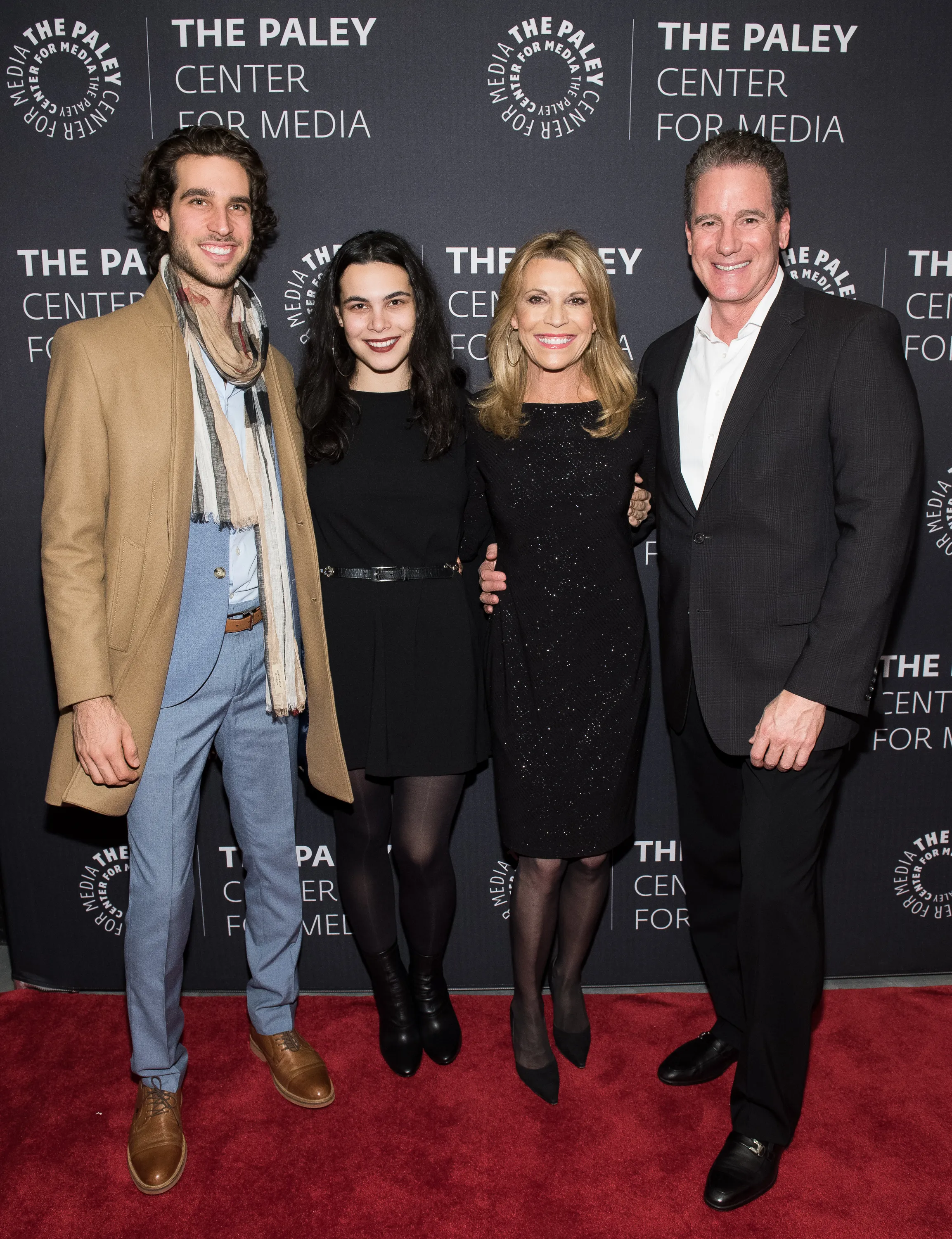 Vanna White with ex-husband George Santo Pietro and their kids