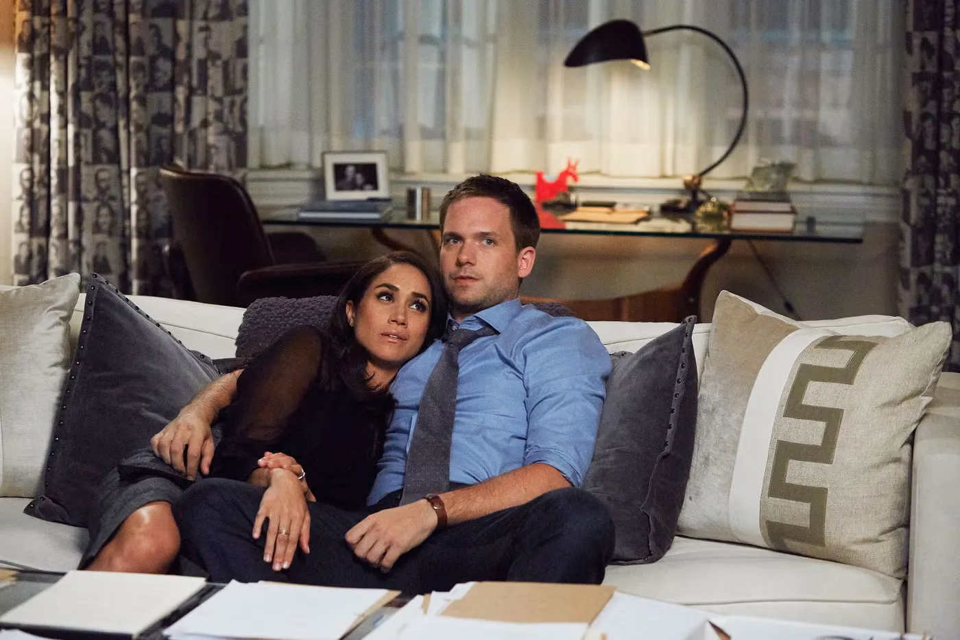 Patrick J. Adams, Meghan Markle in "Suits"