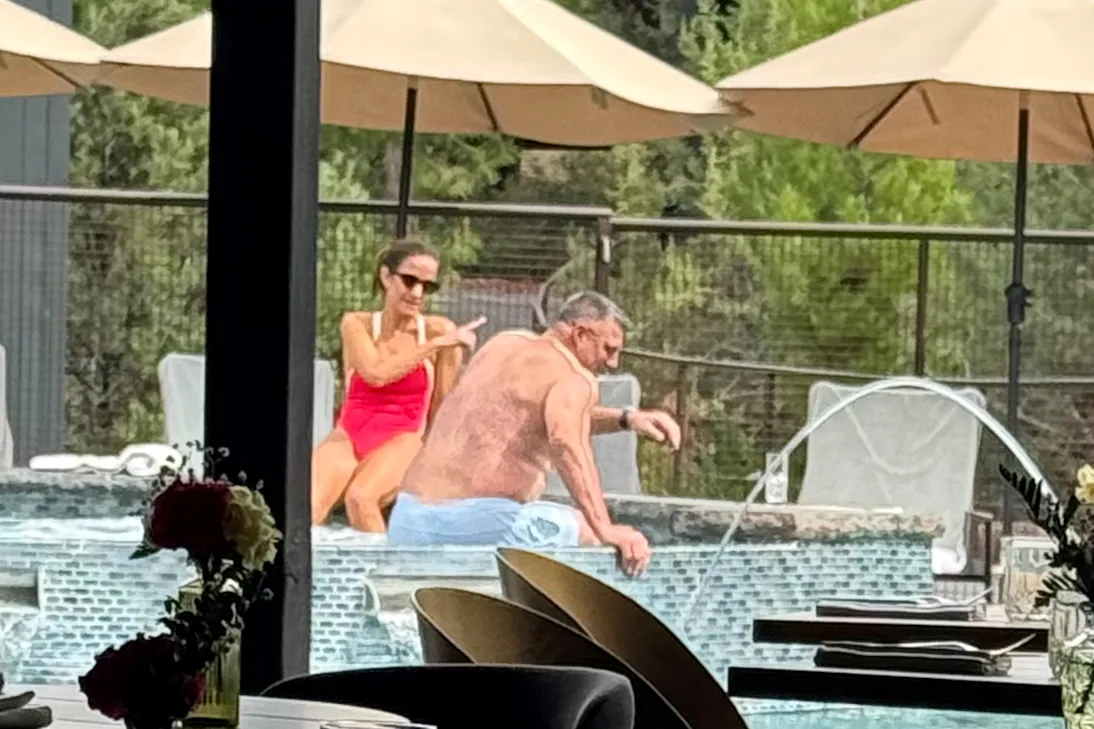 Mike Vrabel and Dianna Russini at the Arizona resort 