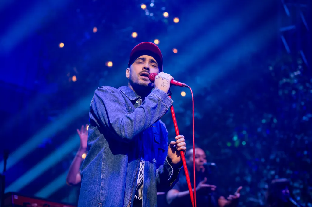 Zayn performing live at O2 Academy Leeds.