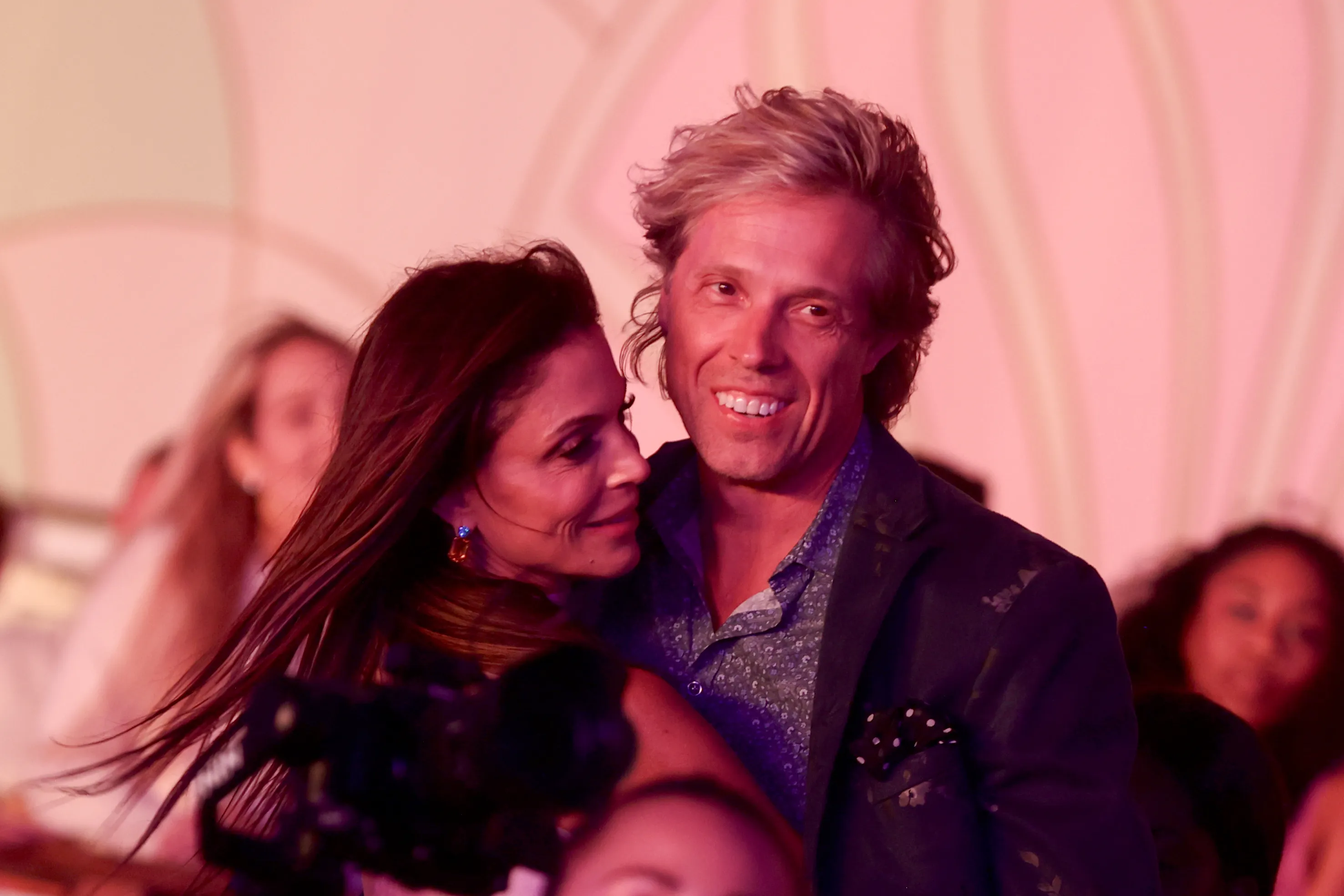 Bethenny Frankel and Paul Bernon at the Global Champions Arabians Tour 2026 event.