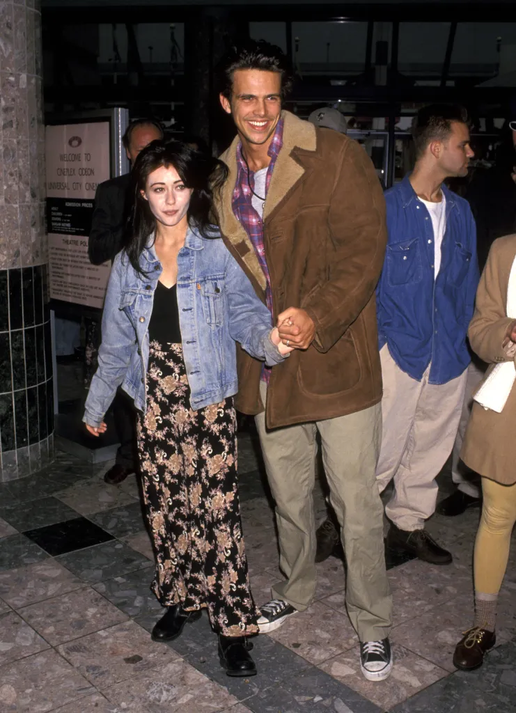 Shannen Doherty and Ashley Hamilton attend the Universal Screening of 