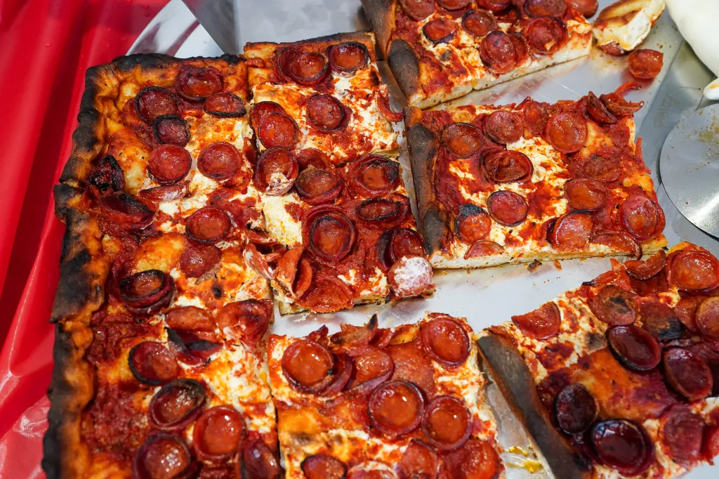 Prince St. pepperoni pizza.