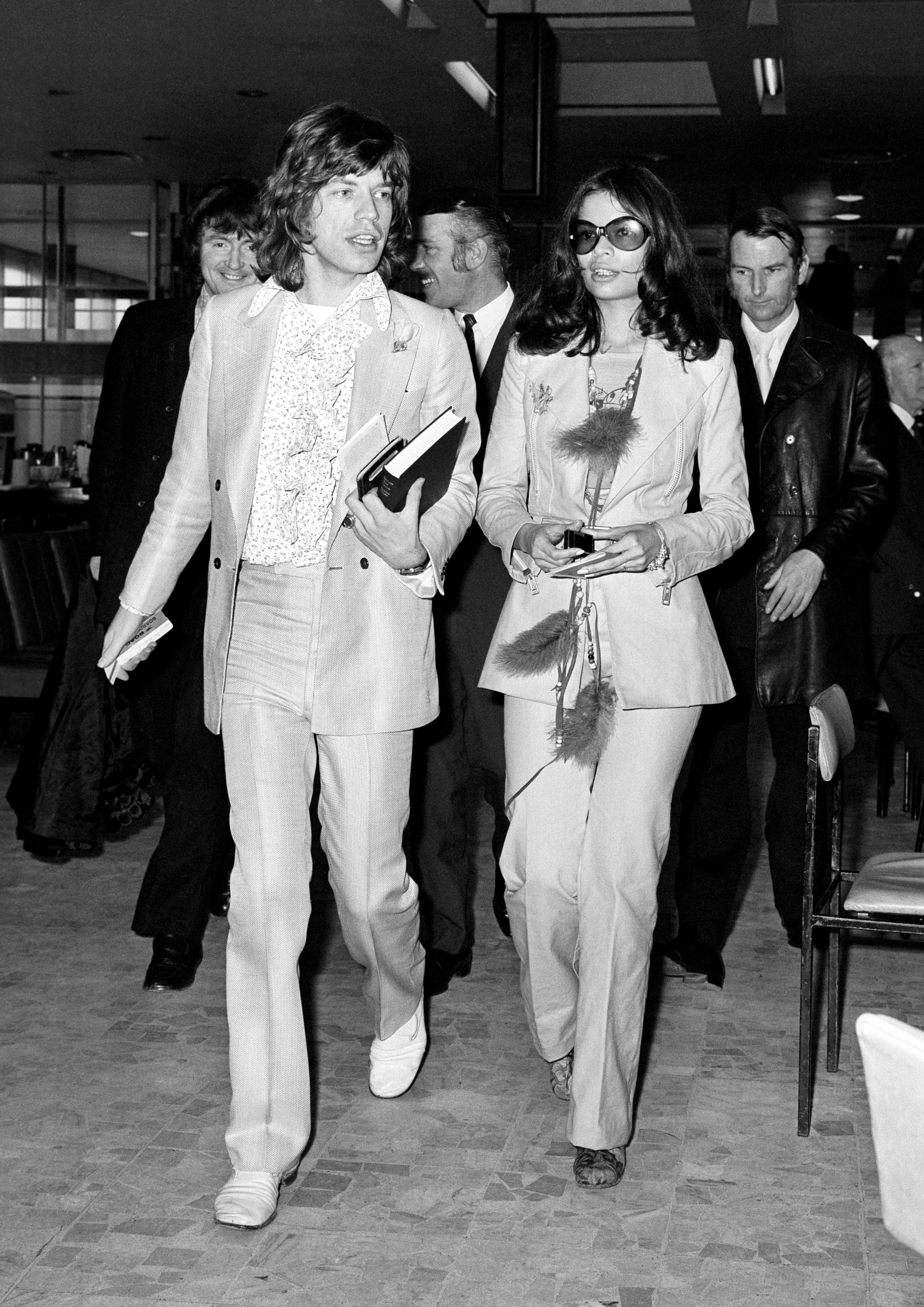 Mick Jagger and Bianca Pérez-Mora de Macías.