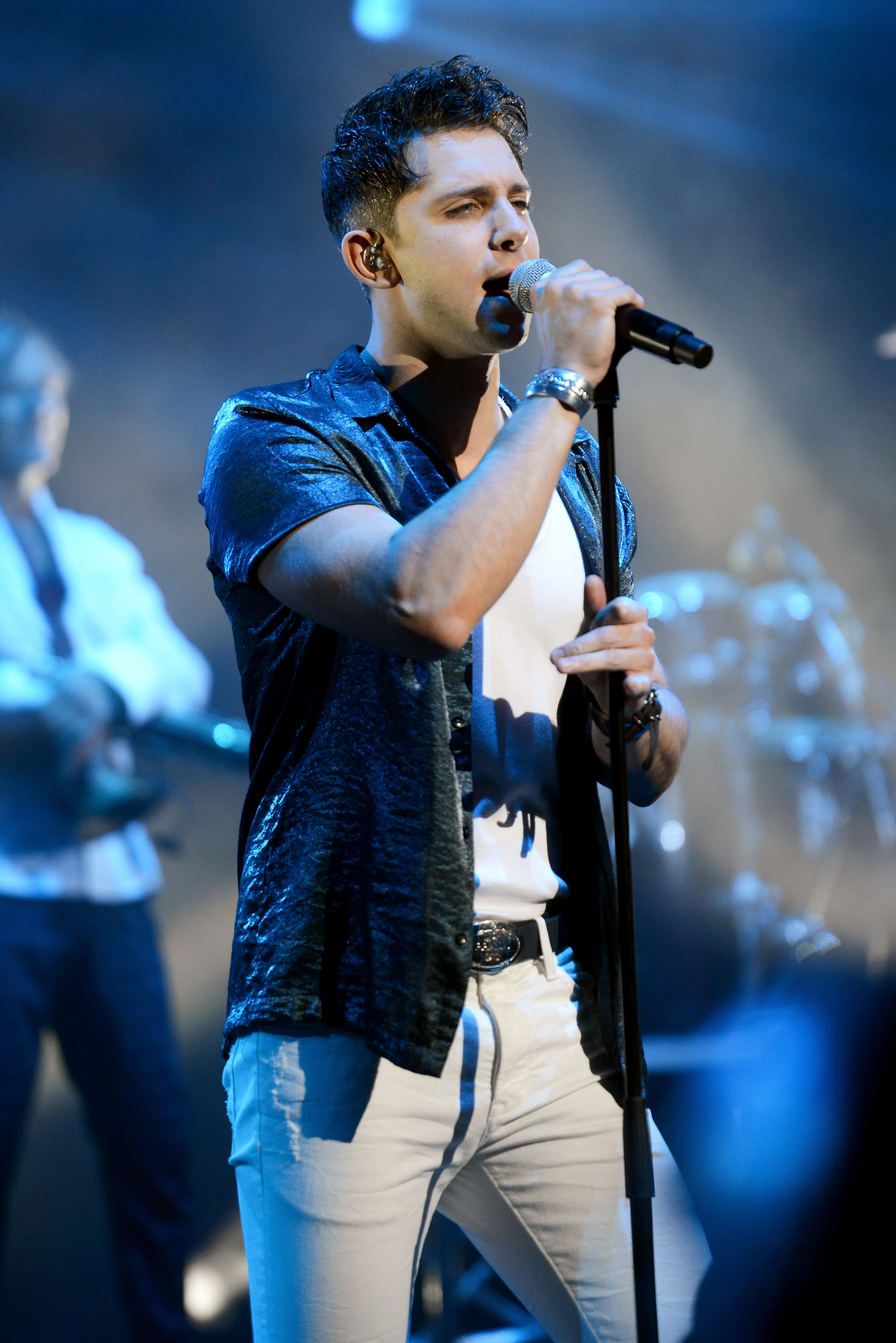 Ross William Wild of Spandau Ballet performs on stage at Eventim Apollo on October 29, 2018 in London, England.