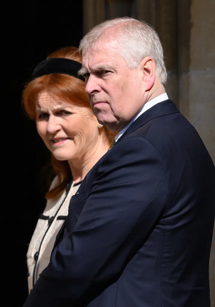 Sarah Ferguson, Duchess of York, and Prince Andrew, Duke of York attend the Easter Sunday Mattins Service.