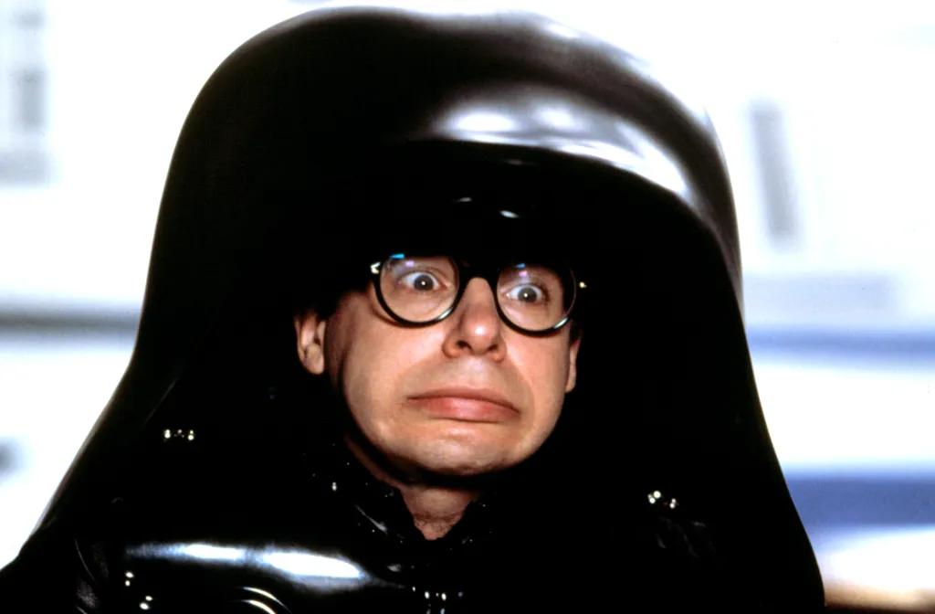 Rick Moranis as Dark Helmet in the film "Spaceballs."