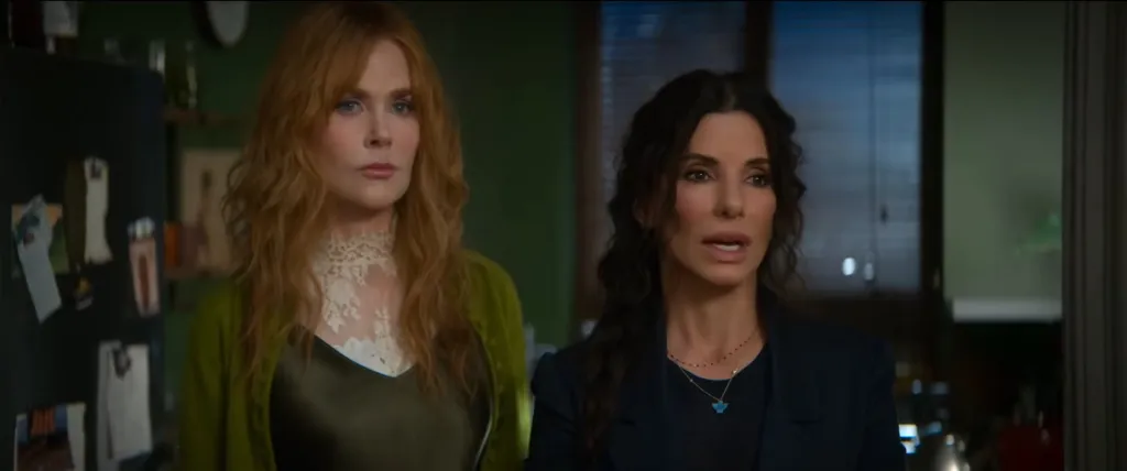 Nicole Kidman and Sandra Bullock in a still from the Practical Magic 2 trailer.