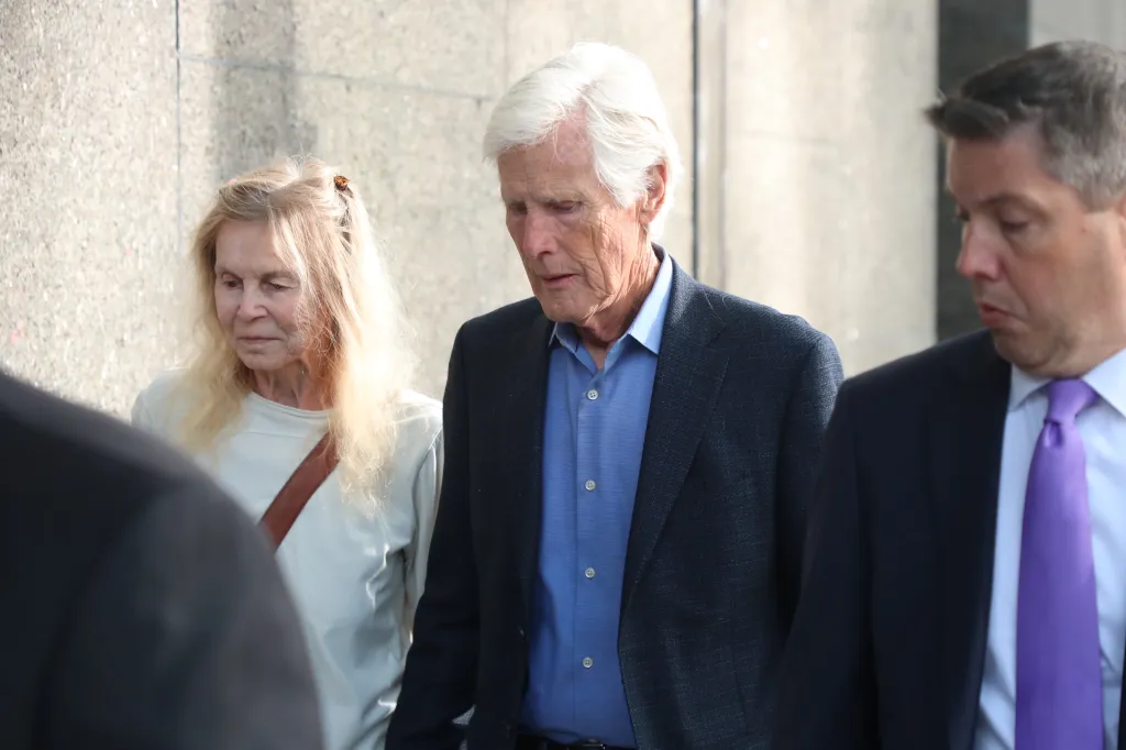Suzanne Perry, Matthew Perry's stepfather Keith Morrison, and a third man.