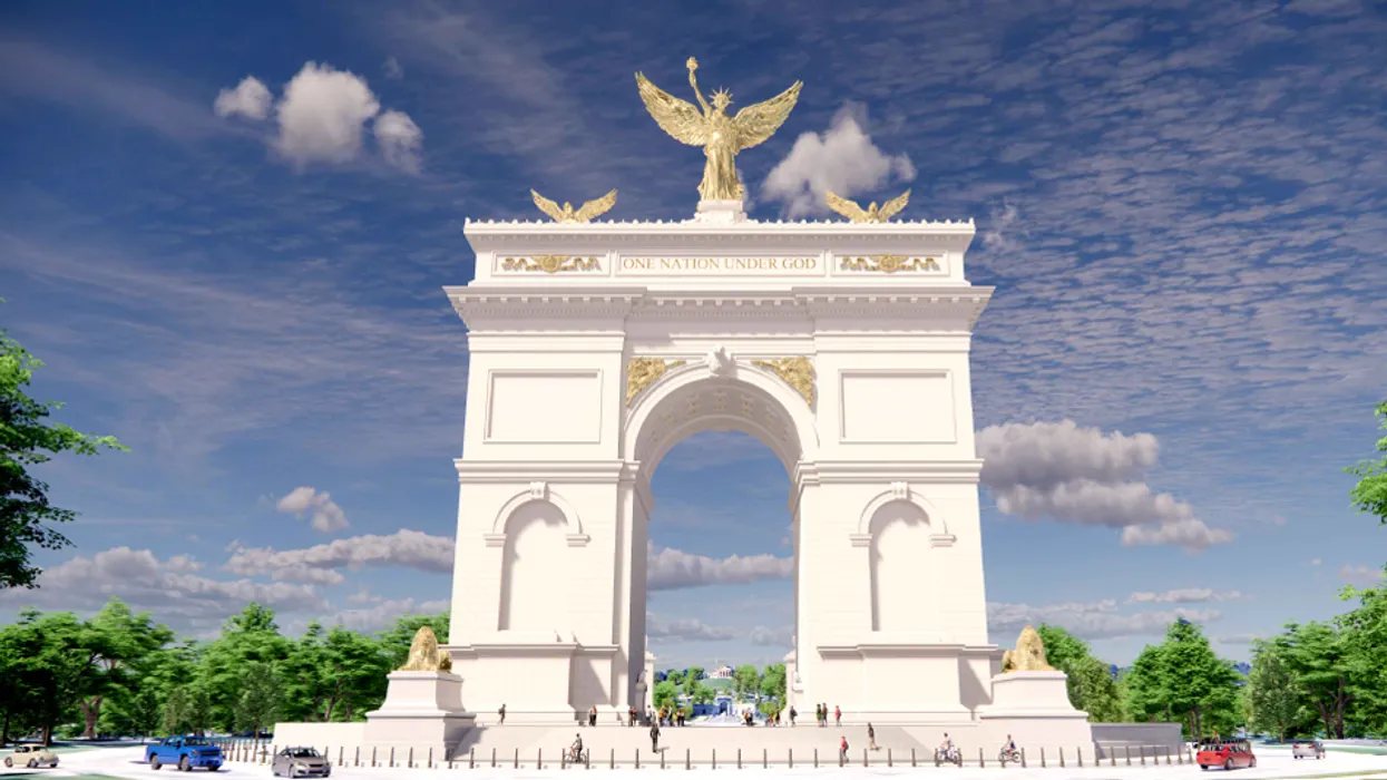 Trump admin unveils drawings for massive triumphal arch near Lincoln Memorial