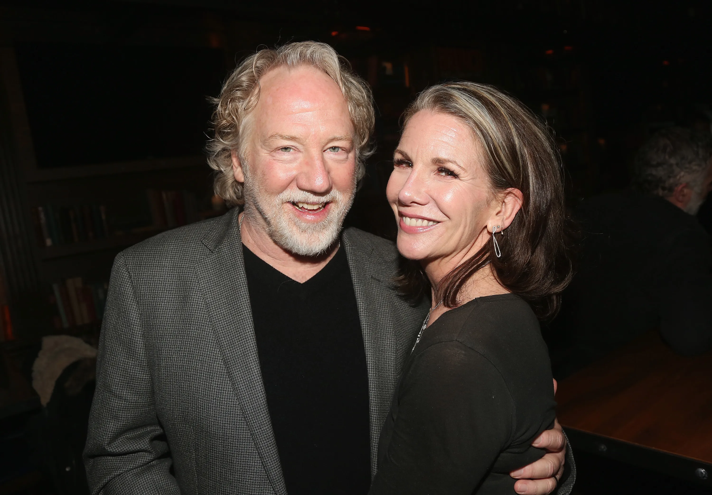 Timothy Busfield and Melissa Gilbert pose together.