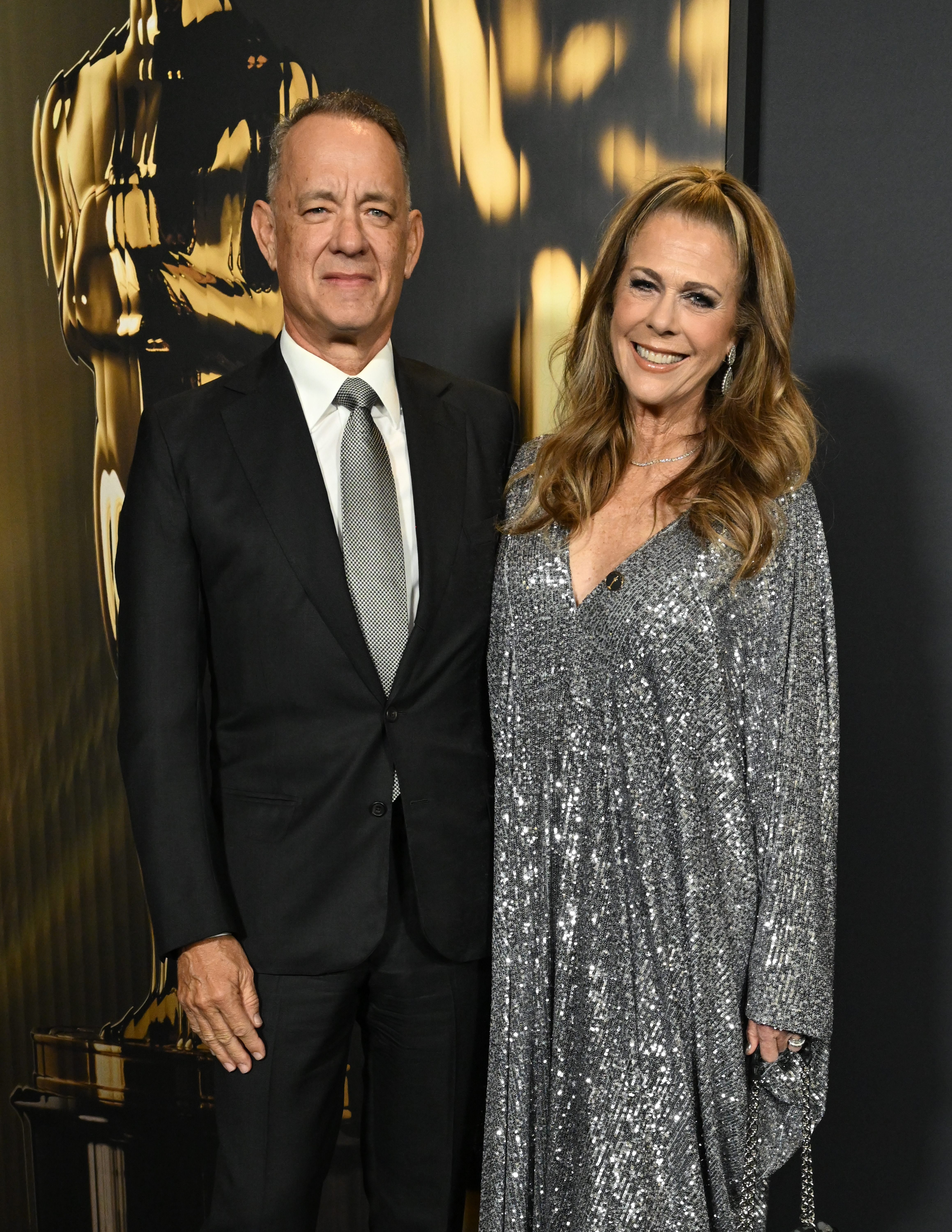Tom Hanks and Rita Wilson pose at the 15th Governors Awards.