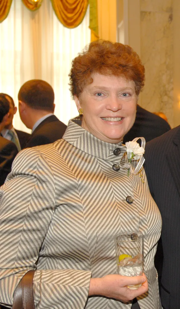U.S. District Court Judge Colleen McMahon smiling at a Thanksgiving Lunch.