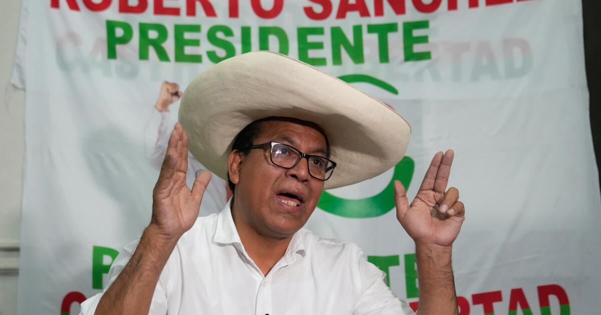 Two candidates with starkly different visions for Peru vie for a runoff spot