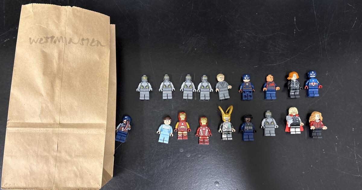 He stole Lego pieces, put dried pasta in the box, police say. Shake it, they ‘make the same sound’