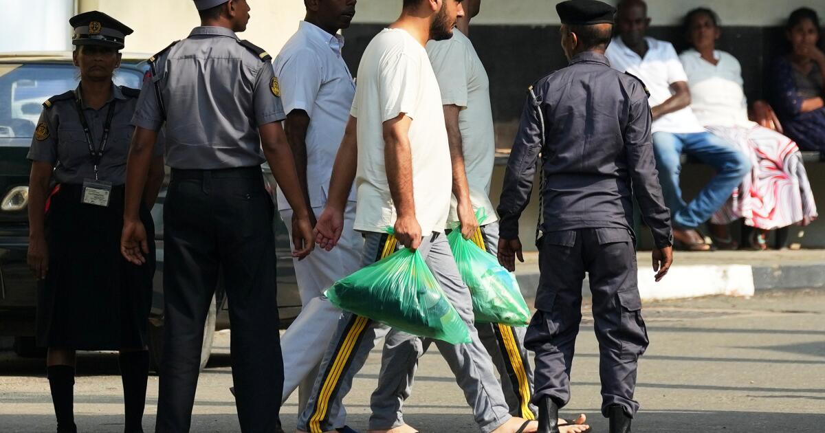 Sri Lanka sent home 238 Iranian sailors, including survivors of a U.S. torpedo attack
