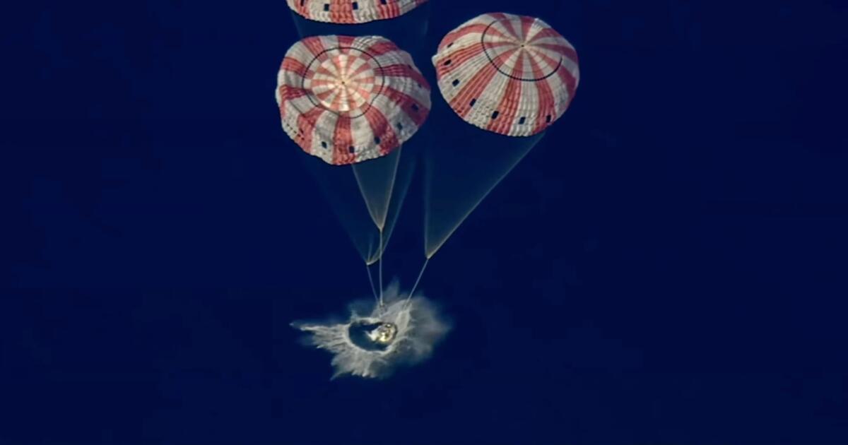 Artemis II astronauts safely splash down off San Diego coast after historic moon mission