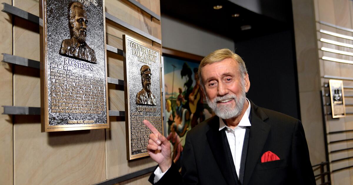 Country star Ray Stevens is recovering after breaking his neck in a fall