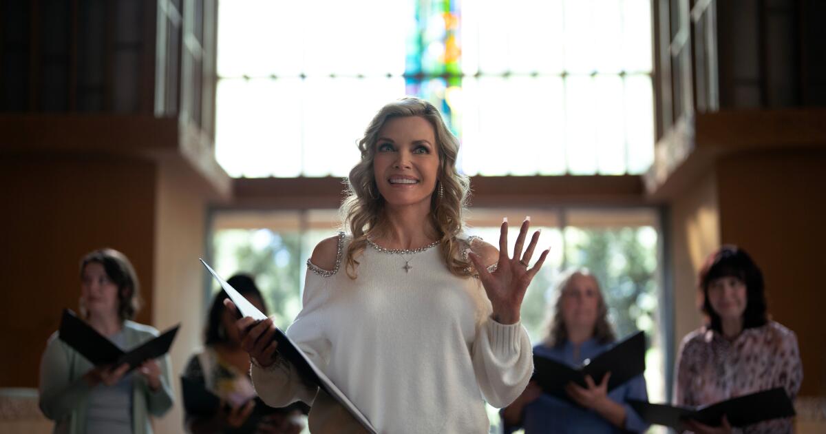 Michelle Pfeiffer redefines the role of grandma, with a full life and glamourous style
