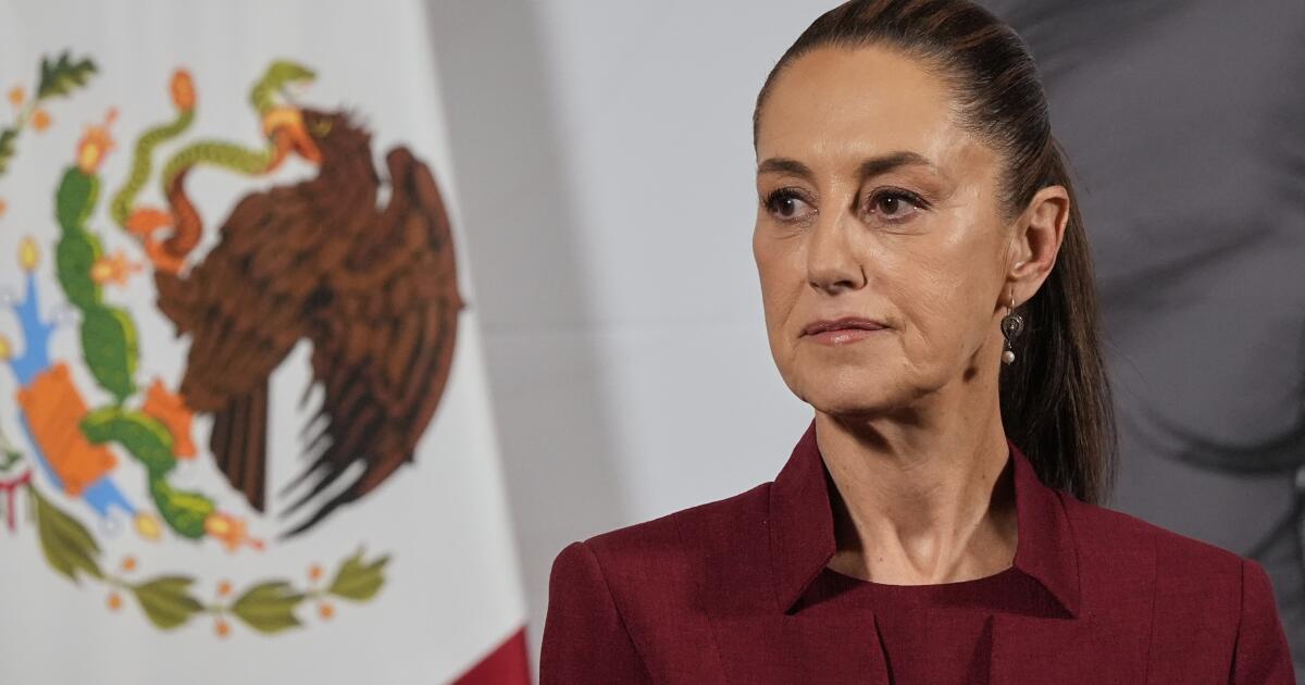Mexico’s Sheinbaum travels to Barcelona  for ‘progressive’ confab, tension-easing talks with Spain