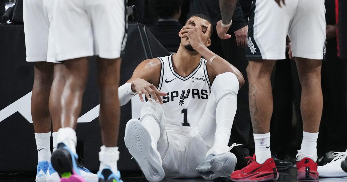 Victor Wembanyama’s concussion puts Spurs in peril the Lakers avoided without Luka Doncic